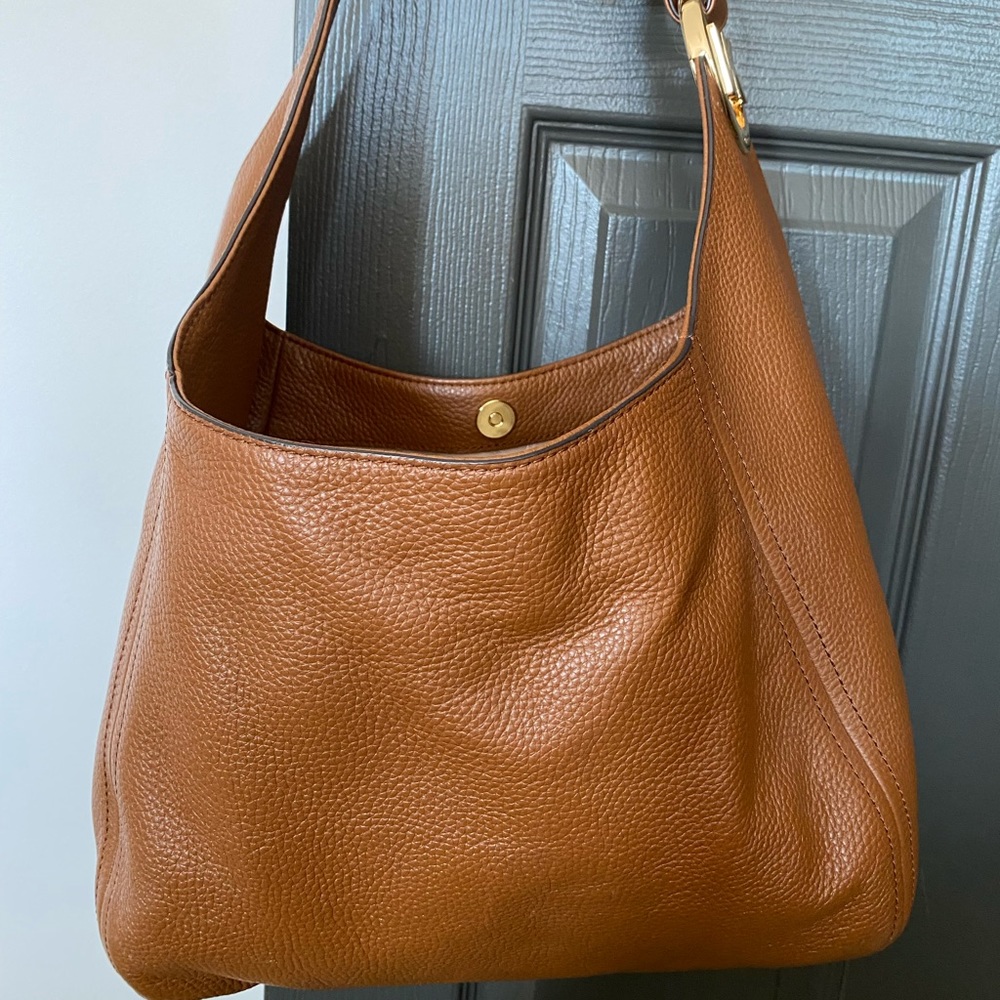 Michael Kors Fulton Leather Hobo Large Shoulder Bag